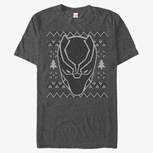 Queens Marvel Avengers Classic - Back Panther Sweater Unisex T-Shirt Dark Heather Grey