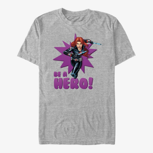 Queens Marvel Avengers Classic - Be A Hero Unisex T-Shirt Heather Grey
