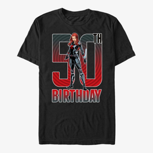 Queens Marvel Avengers Classic - Black Widow 50th Bday Unisex T-Shirt Black