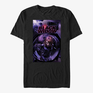Queens Marvel Avengers Classic - Black Widow Unisex T-Shirt Black
