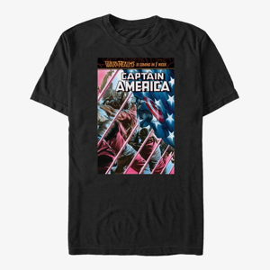 Queens Marvel Avengers Classic - Captain America Unisex T-Shirt Black