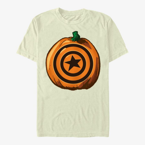Queens Marvel Avengers Classic - Captain Pumpkin Unisex T-Shirt Natural
