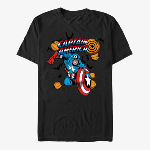 Queens Marvel Avengers Classic - Captain Pumpkins Unisex T-Shirt Black