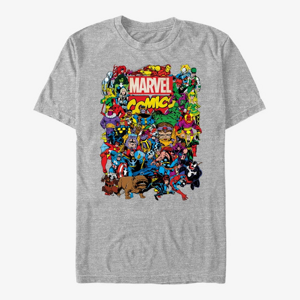 Queens Marvel Avengers Classic - Entire Cast Unisex T-Shirt Heather Grey