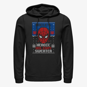 Queens Marvel Avengers Classic - Holiday Sweater Uncle Unisex Hoodie Black