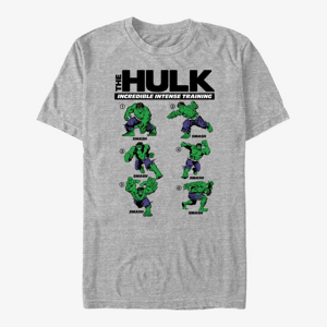 Queens Marvel Avengers Classic - Hulk Training Unisex T-Shirt Heather Grey