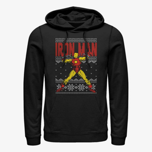 Queens Marvel Avengers Classic - IronMan Ugly Unisex Hoodie Black
