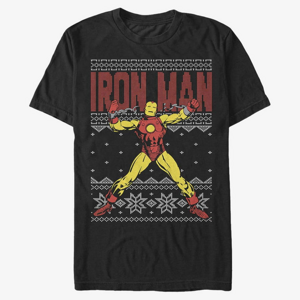 Queens Marvel Avengers Classic - IronMan Ugly Unisex T-Shirt Black
