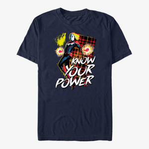 Queens Marvel Avengers Classic - Know Power Unisex T-Shirt Navy Blue