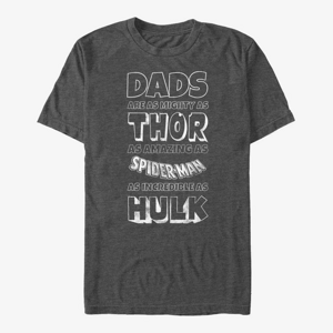 Queens Marvel Avengers Classic - Marvel Dads Unisex T-Shirt Dark Heather Grey