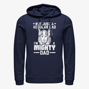 Queens Marvel Avengers Classic - Mighty Dad Man Unisex Hoodie Navy Blue
