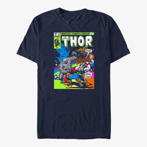 Queens Marvel Avengers Classic - Neon Thor Unisex T-Shirt Navy Blue