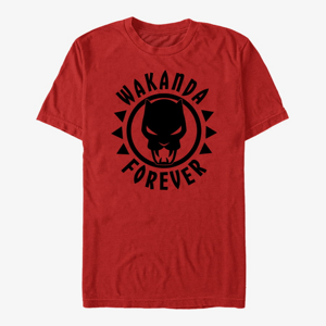 Queens Marvel Avengers Classic - Panther Logo Unisex T-Shirt Red