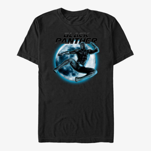 Queens Marvel Avengers Classic - Panther Moon Unisex T-Shirt Black