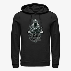 Queens Marvel Avengers Classic - Panther Triangles Unisex Hoodie Black