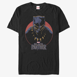 Queens Marvel Avengers Classic - Retro Panther Men's T-Shirt Black
