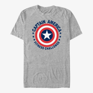 Queens Marvel Avengers Classic - Shield Challenge Unisex T-Shirt Heather Grey