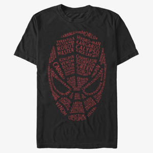 Queens Marvel Avengers Classic - Spidey Words Men's T-Shirt Black