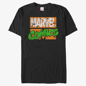Queens Marvel Avengers Classic - Spooky Logo Unisex T-Shirt Black
