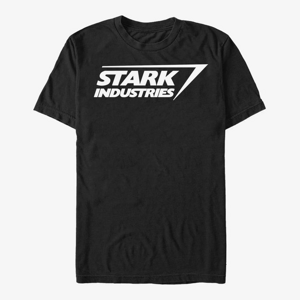 Queens Marvel Avengers Classic - Stark Logo Unisex T-Shirt Black