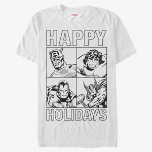 Queens Marvel Avengers Classic - Super Holiday Unisex T-Shirt White