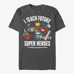 Queens Marvel Avengers Classic - Teach Future Supers Unisex T-Shirt Dark Heather Grey