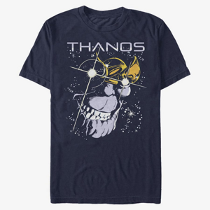 Queens Marvel Avengers Classic - Thanos Stars Unisex T-Shirt Navy Blue