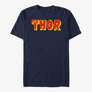 Queens Marvel Avengers Classic - Thor Logo Unisex T-Shirt Navy Blue