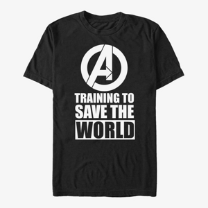 Queens Marvel Avengers Classic - Training To Unisex T-Shirt Black