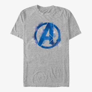 Queens Marvel Avengers: Endgame - Avengers Spray Logo Unisex T-Shirt Heather Grey
