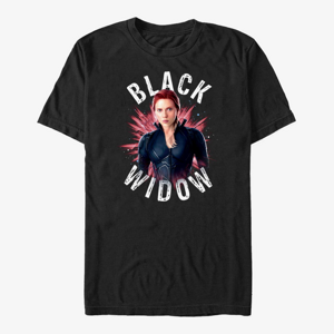 Queens Marvel Avengers Endgame - Black Widow Burst Unisex T-Shirt Black