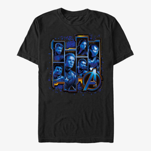 Queens Marvel Avengers: Endgame - Blue Box Up Unisex T-Shirt Black
