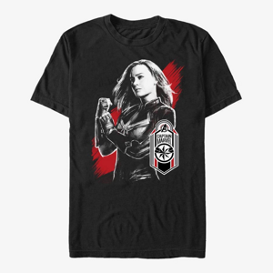Queens Marvel Avengers: Endgame - Cap Marvel Tag Unisex T-Shirt Black