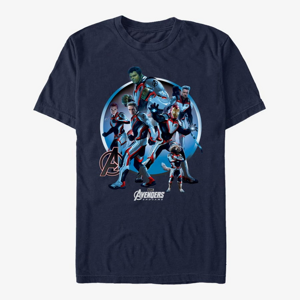 Queens Marvel Avengers: Endgame - Endgamers Unite Unisex T-Shirt Navy Blue