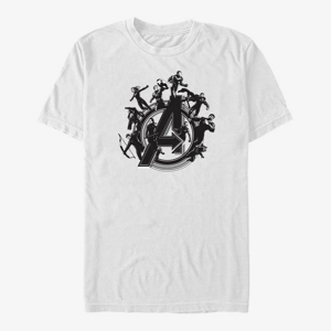 Queens Marvel Avengers Endgame - Flying Heroes Unisex T-Shirt White