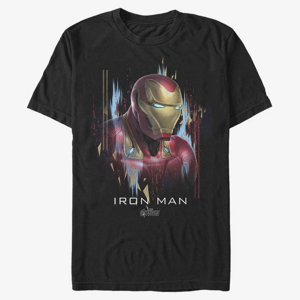 Queens Marvel Avengers: Endgame - Ironman Portrait Unisex T-Shirt Black