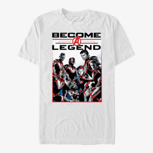 Queens Marvel Avengers: Endgame - Legendary Group Unisex T-Shirt White