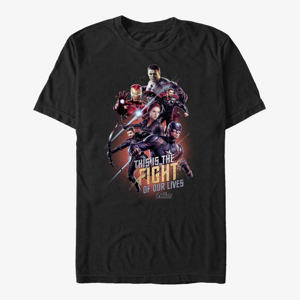Queens Marvel Avengers: Endgame - Life Fight Unisex T-Shirt Black