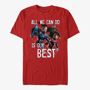 Queens Marvel Avengers: Endgame - Our Best Unisex T-Shirt Red