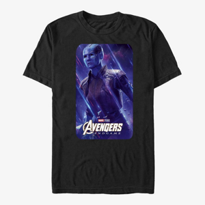 Queens Marvel Avengers: Endgame - Space Nebula Unisex T-Shirt Black