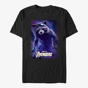 Queens Marvel Avengers: Endgame - Space Raccon Unisex T-Shirt Black