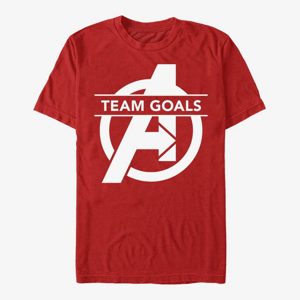 Queens Marvel Avengers: Endgame - Team Goals Unisex T-Shirt Red