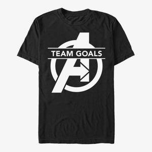 Queens Marvel Avengers: Endgame - Team Goals Unisex T-Shirt Black
