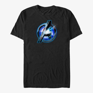Queens Marvel Avengers Endgame - Tech Logo Unisex T-Shirt Black