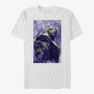 Queens Marvel Avengers Endgame - Thanos Painted Unisex T-Shirt White