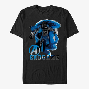 Queens Marvel Avengers: Endgame - Thor Endgame Silhouette Unisex T-Shirt Black