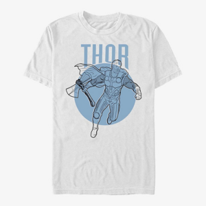 Queens Marvel Avengers: Endgame - Thor Simplicity Unisex T-Shirt White