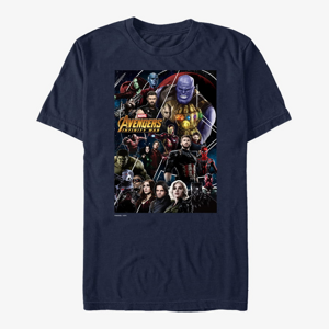 Queens Marvel Avengers: Infinity War - Avengers Poster Unisex T-Shirt Navy Blue