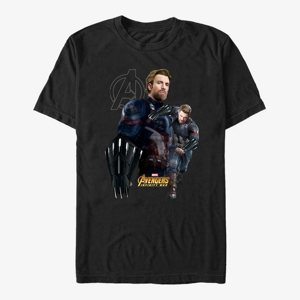 Queens Marvel Avengers: Infinity War - Caps Weapon Unisex T-Shirt Black