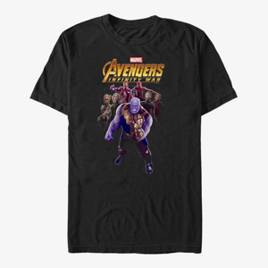 Queens Marvel Avengers: Infinity War - Heroes V Thanos Unisex T-Shirt Black